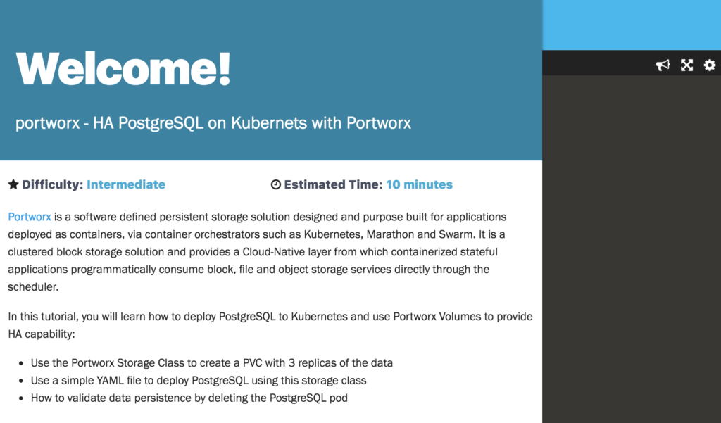 postgres-kubernetes-katacoda