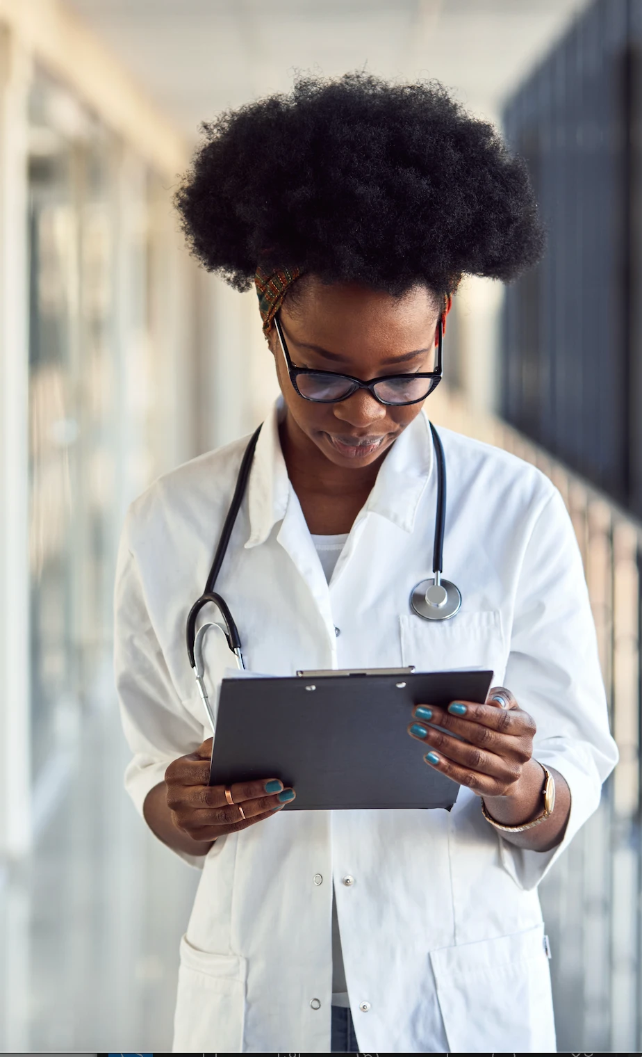 doctor watching tablet